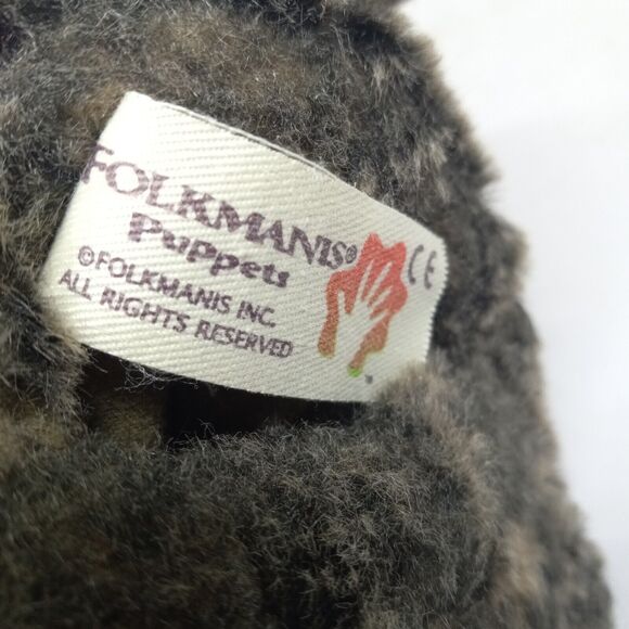 Folkmanis Baby Dutch Rabbit Full Body Hand Plush Puppet-Realistic-Plastic Eyes - Picture 7 of 9